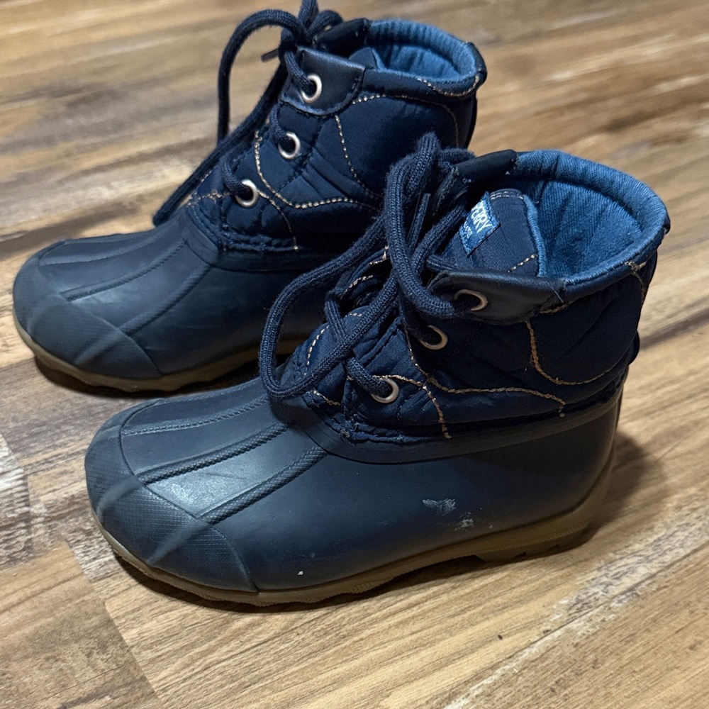 Sperry Kids Dark Blue Rain Boots